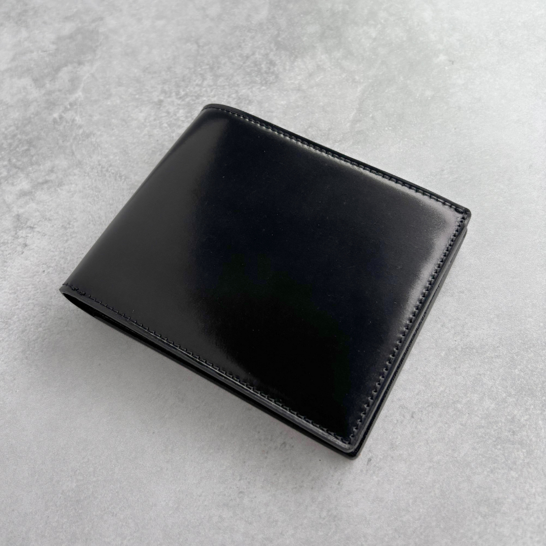 ホーウィンシェルコードバン　二つ折り札入れ