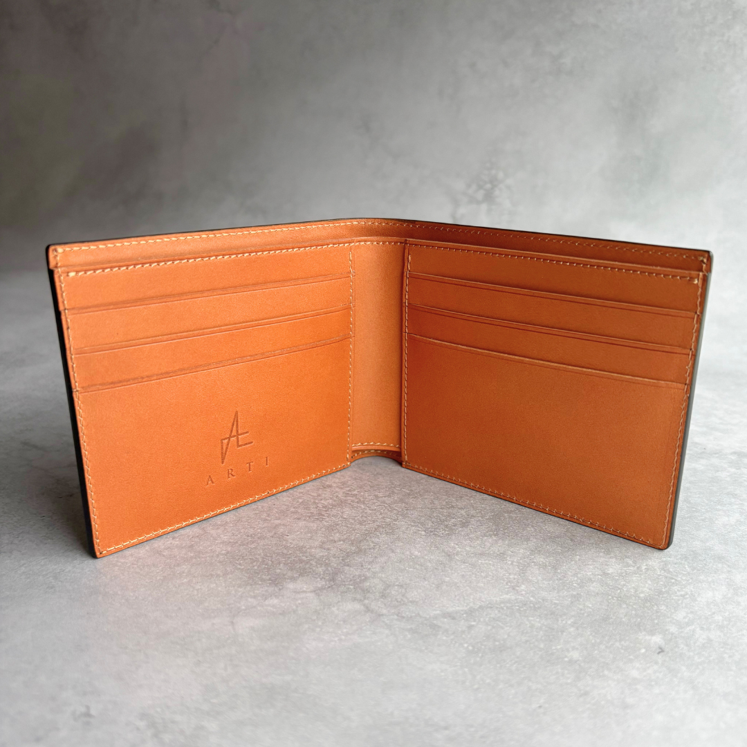 ホーウィンシェルコードバン　二つ折り札入れ