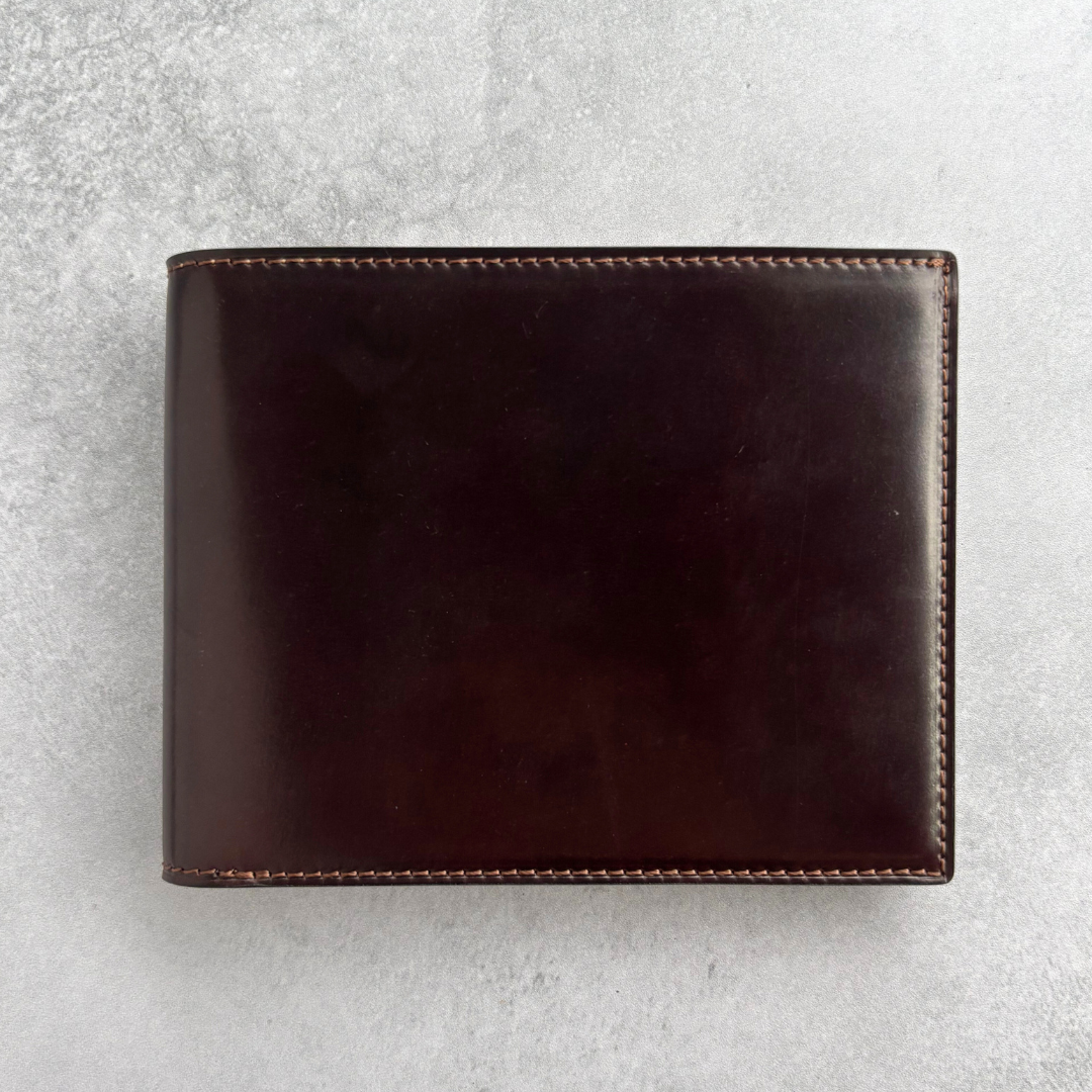 ホーウィンシェルコードバン　二つ折り札入れ