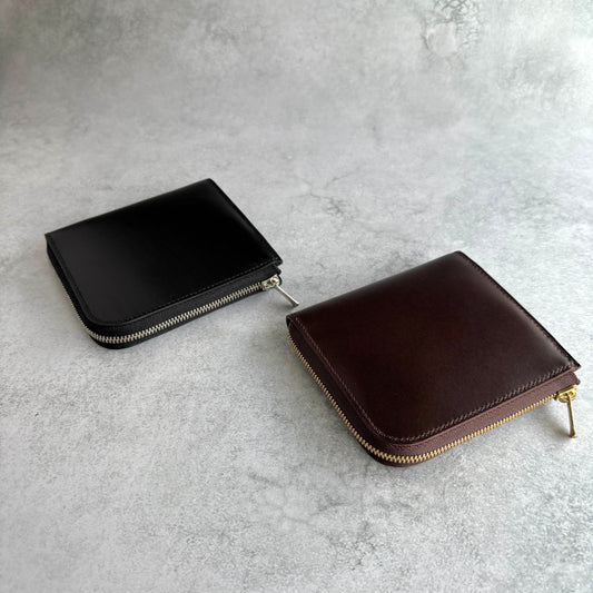 ブルガロ　L字ファスナーコンパクト財布