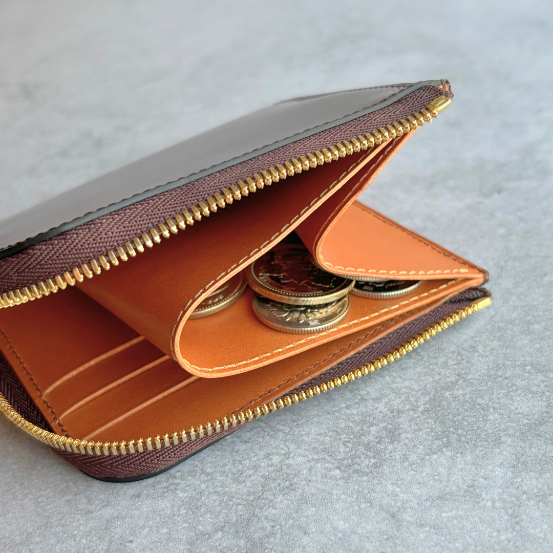 コードバン　L字ファスナーコンパクト財布