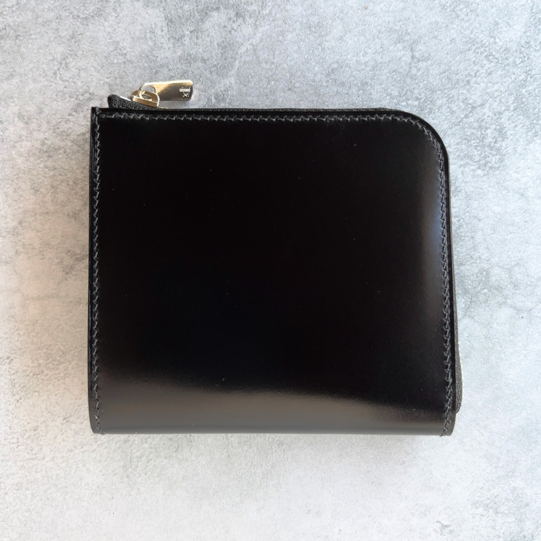 【オーダー】コードバン　L字ファスナーコンパクト財布