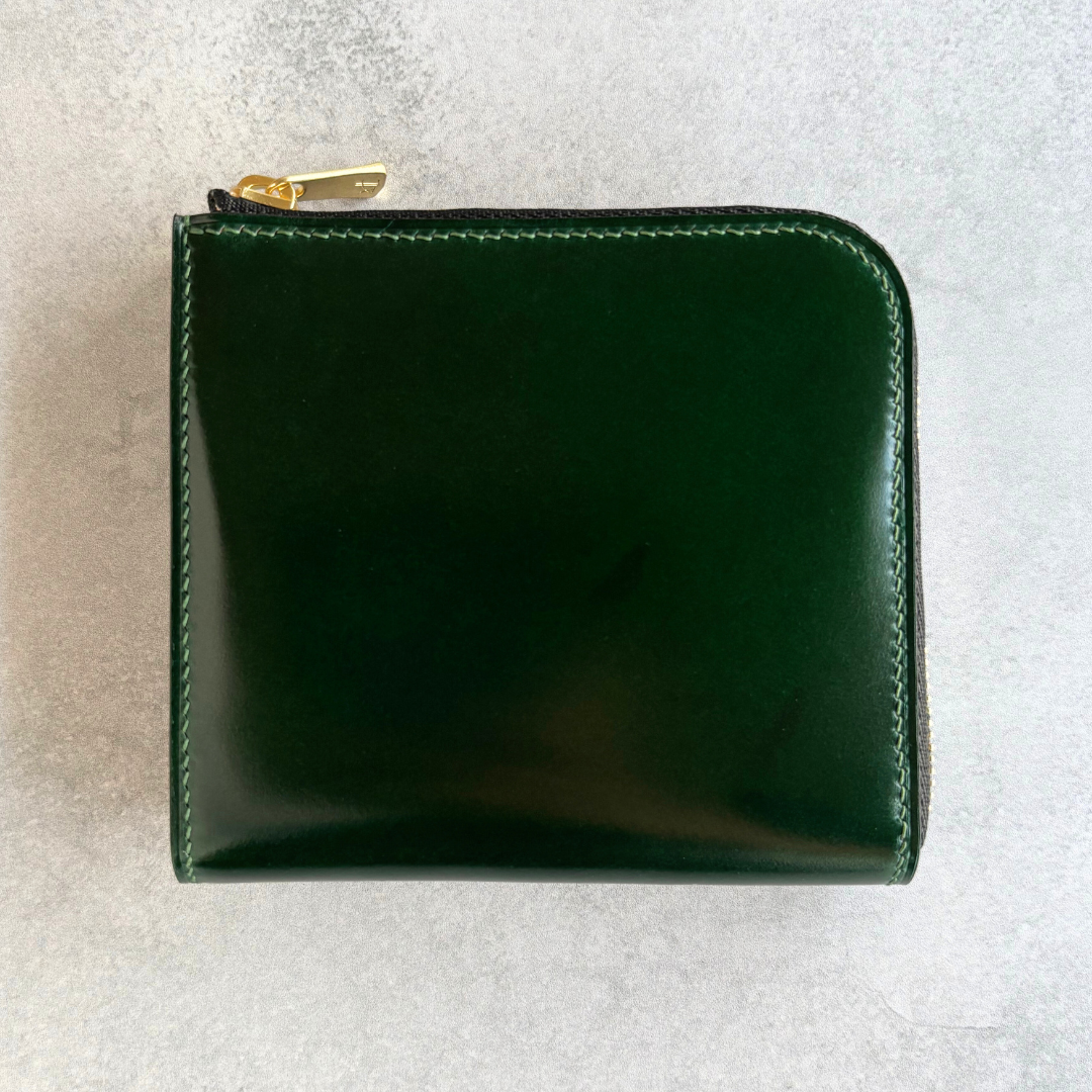 【オーダー】コードバン　L字ファスナーコンパクト財布