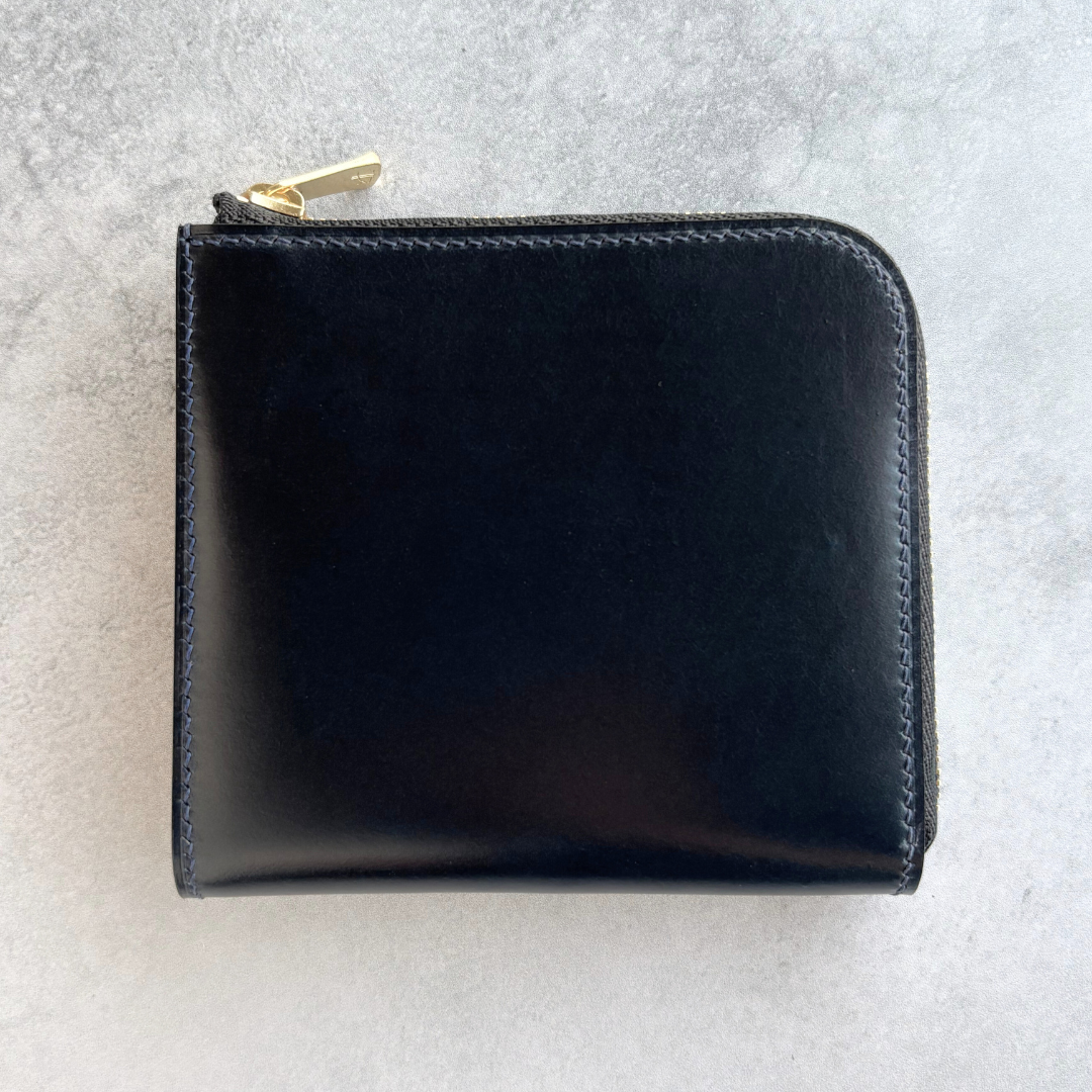 【オーダー】コードバン　L字ファスナーコンパクト財布