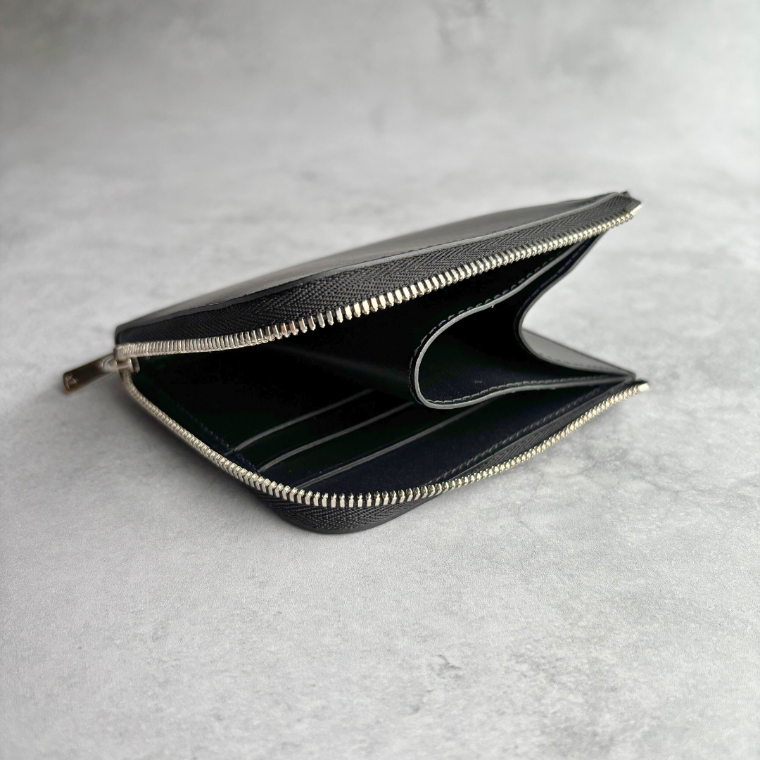 ブルガロ　L字ファスナーコンパクト財布