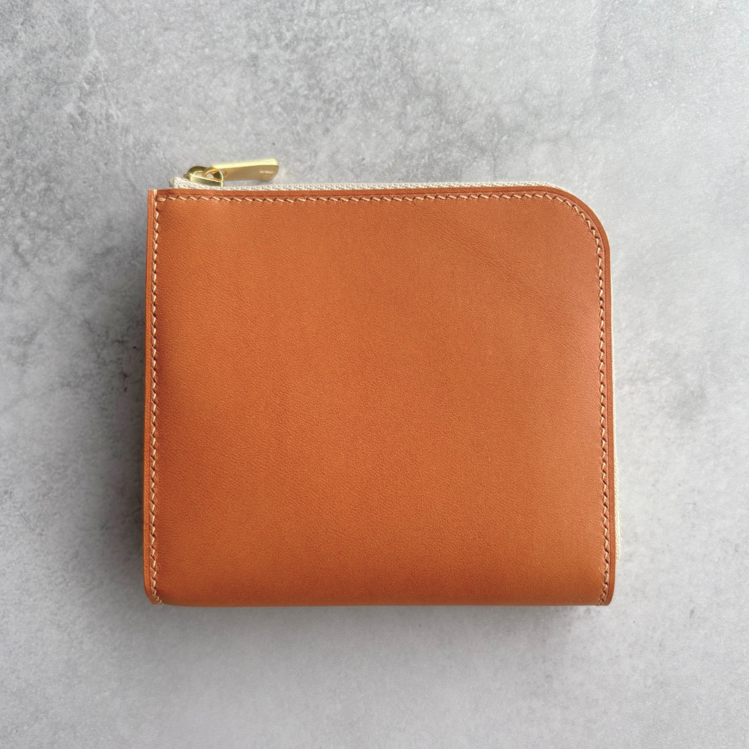 ブルガロ　L字ファスナーコンパクト財布