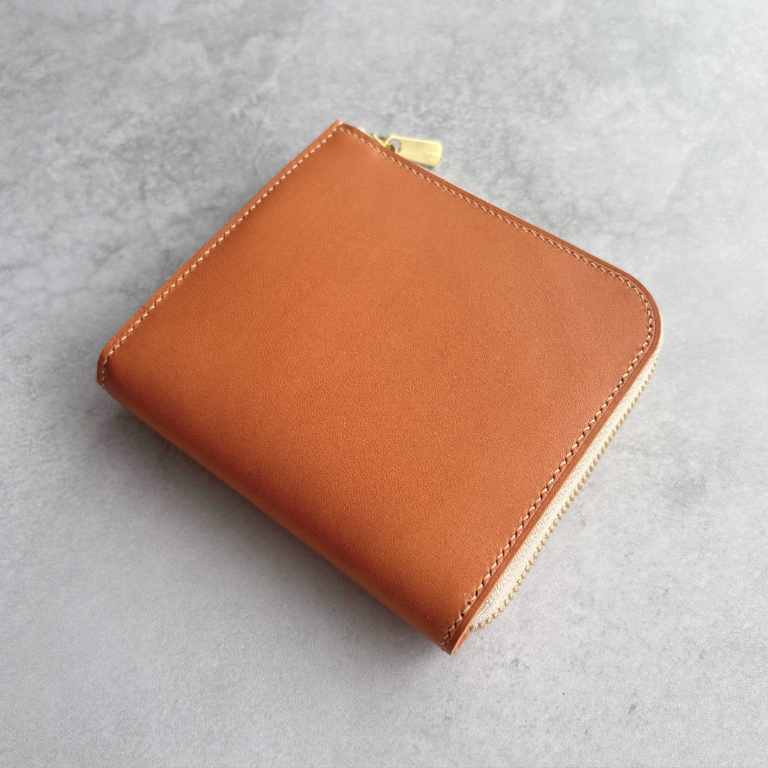 ブルガロ　L字ファスナーコンパクト財布