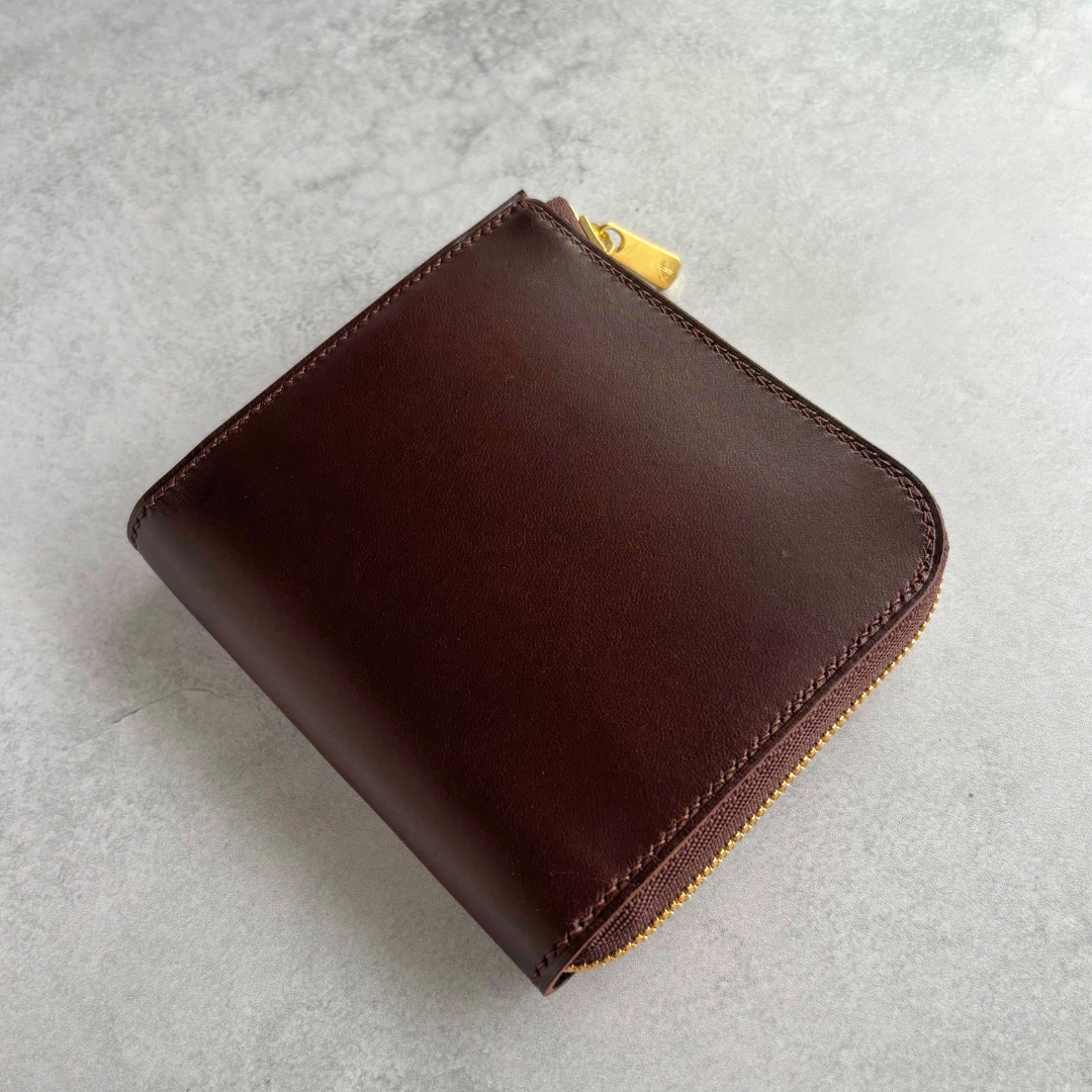 ブルガロ　L字ファスナーコンパクト財布