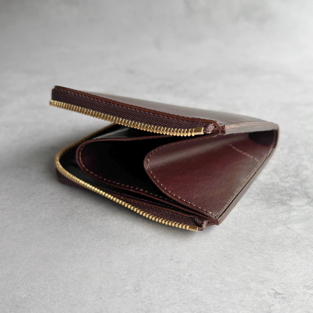 ブルガロ　L字ファスナーコンパクト財布