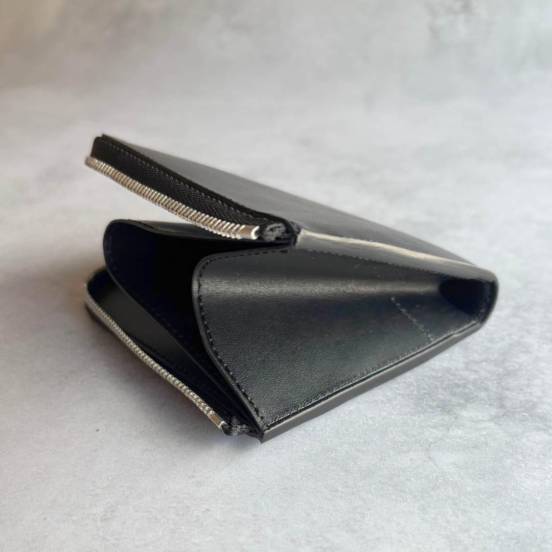 ホーウィンシェルコードバン　L字ファスナーコンパクト財布